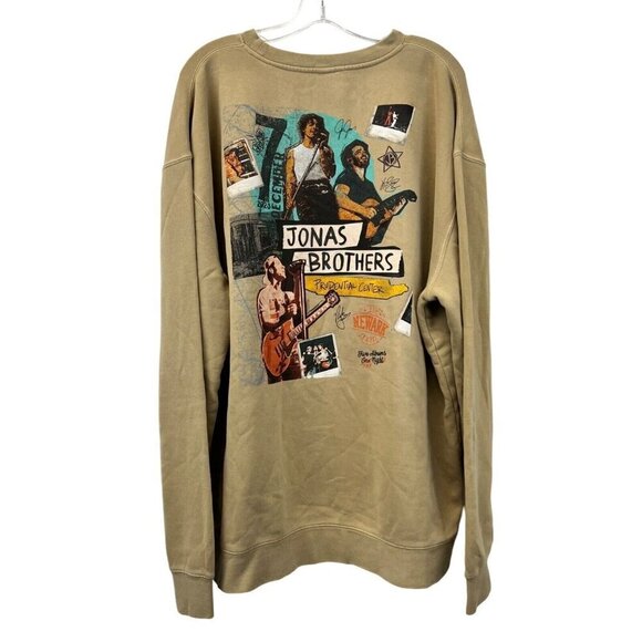 Jonas Brothers Unisex Newark New Jersey Sweatshirt Multicolor Size 2XL - Picture 6 of 8